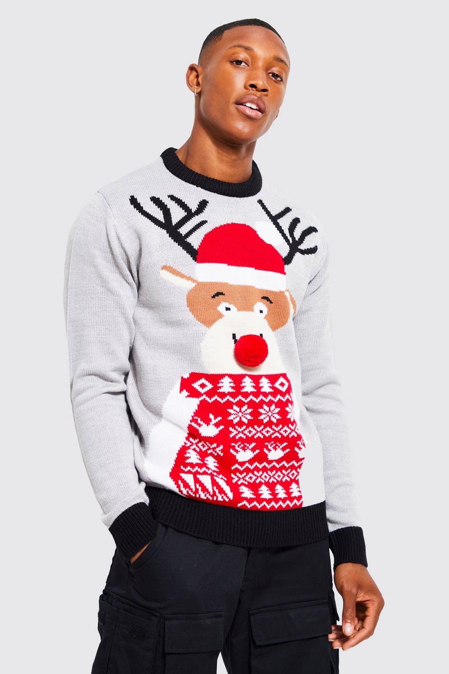 Christmas sweaters men, during the holiday season, men's Christmas sweaters have become a staple of festive fashion.