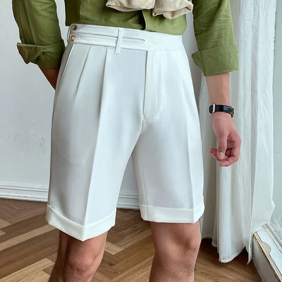 Pleated shorts mens have been a popular choice in the realm of fashion due to their unique design elements and