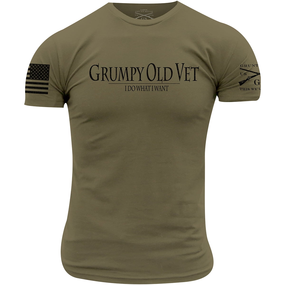 Men's grunt style shirts are known for their patriotic and military-inspired designs that make a bold statement.