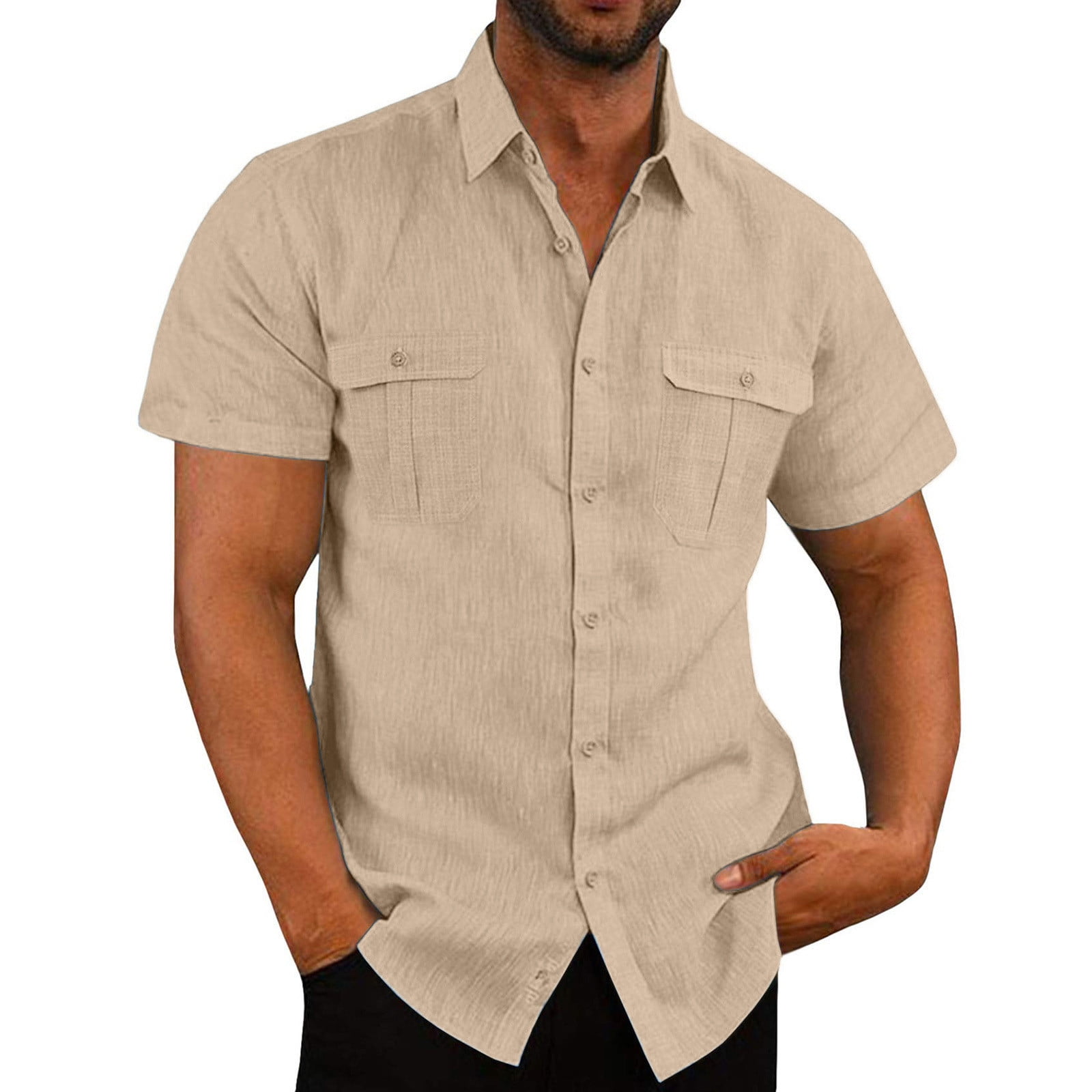 Short sleeve button up shirt