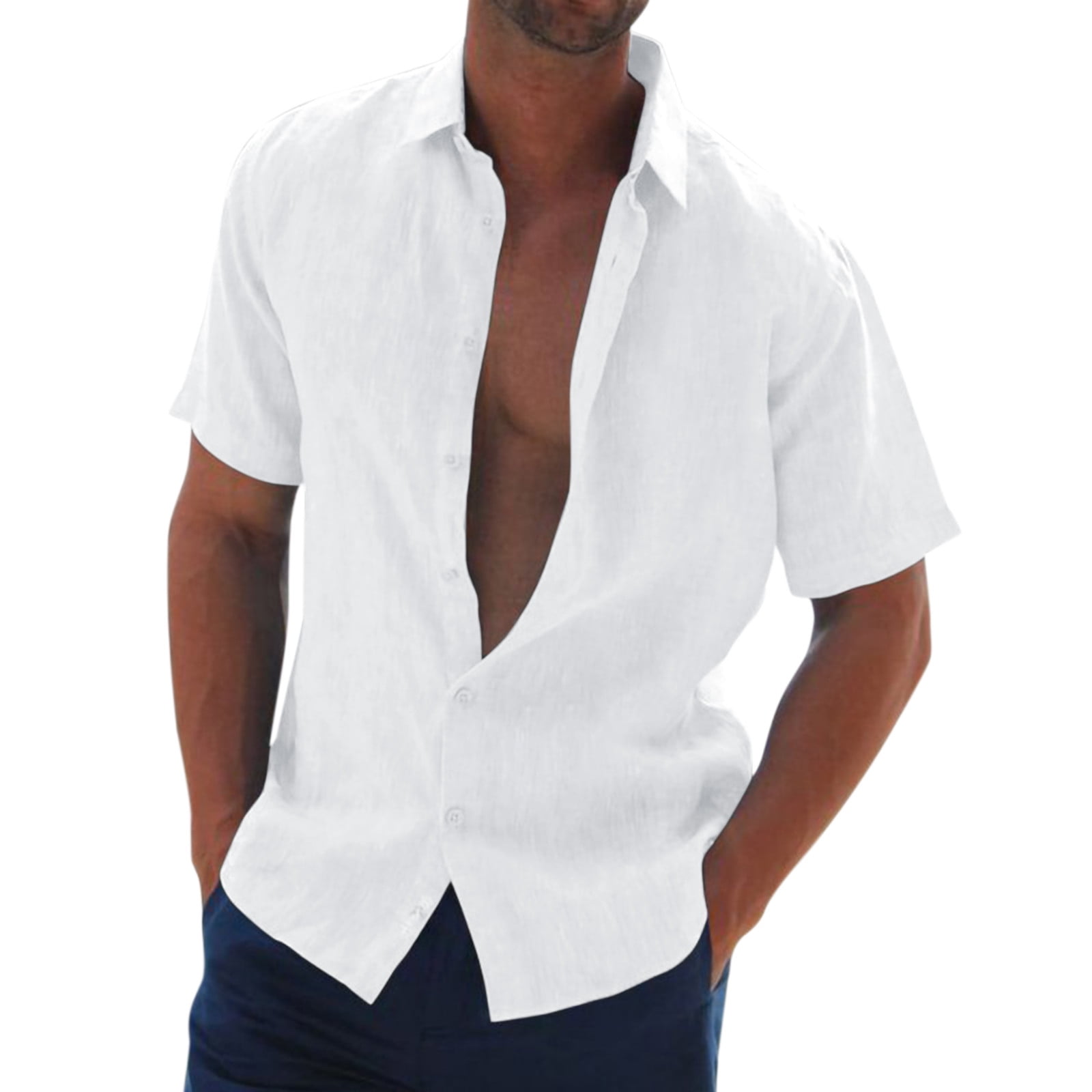 Men white shirt