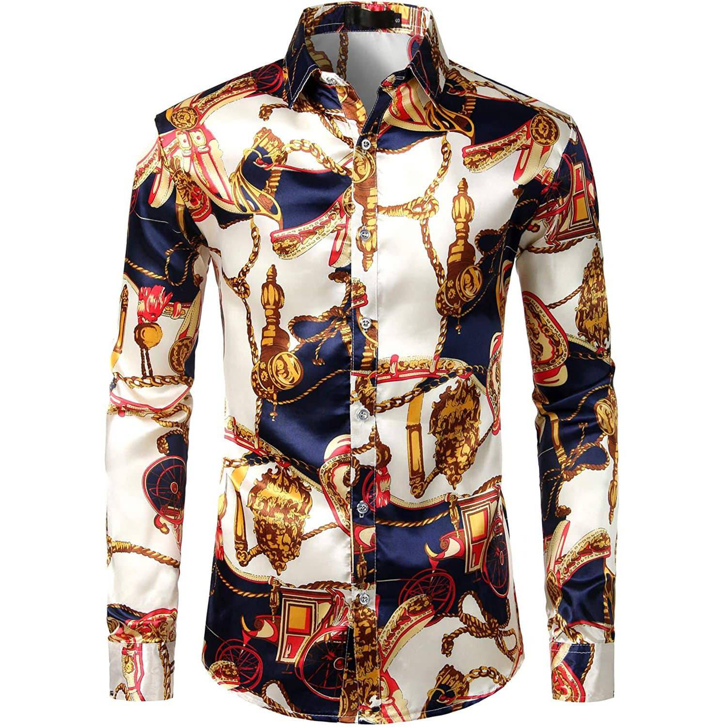 men silk shirt 