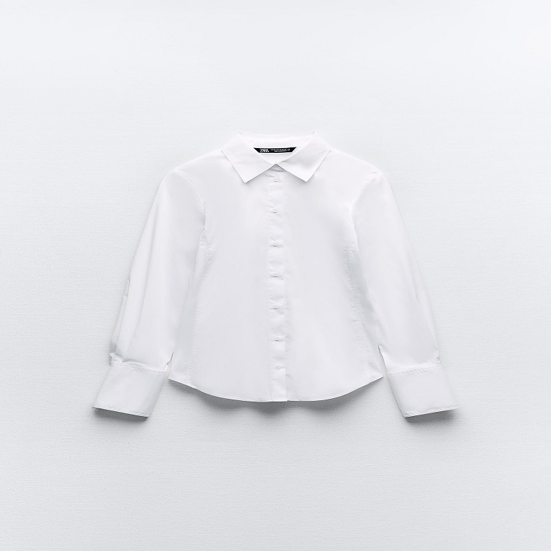 White poplin shirt