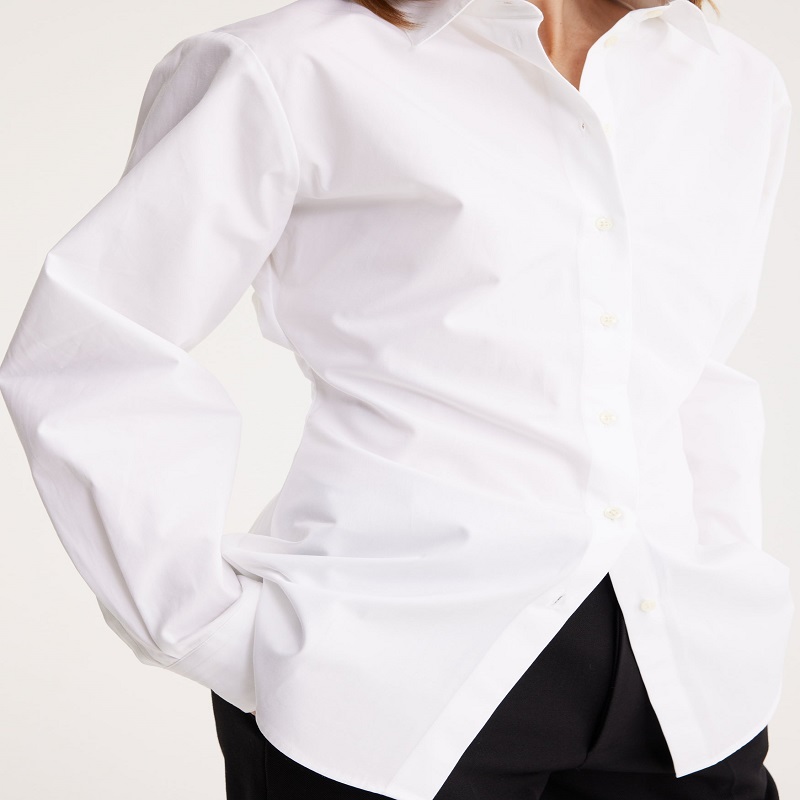 White poplin shirt