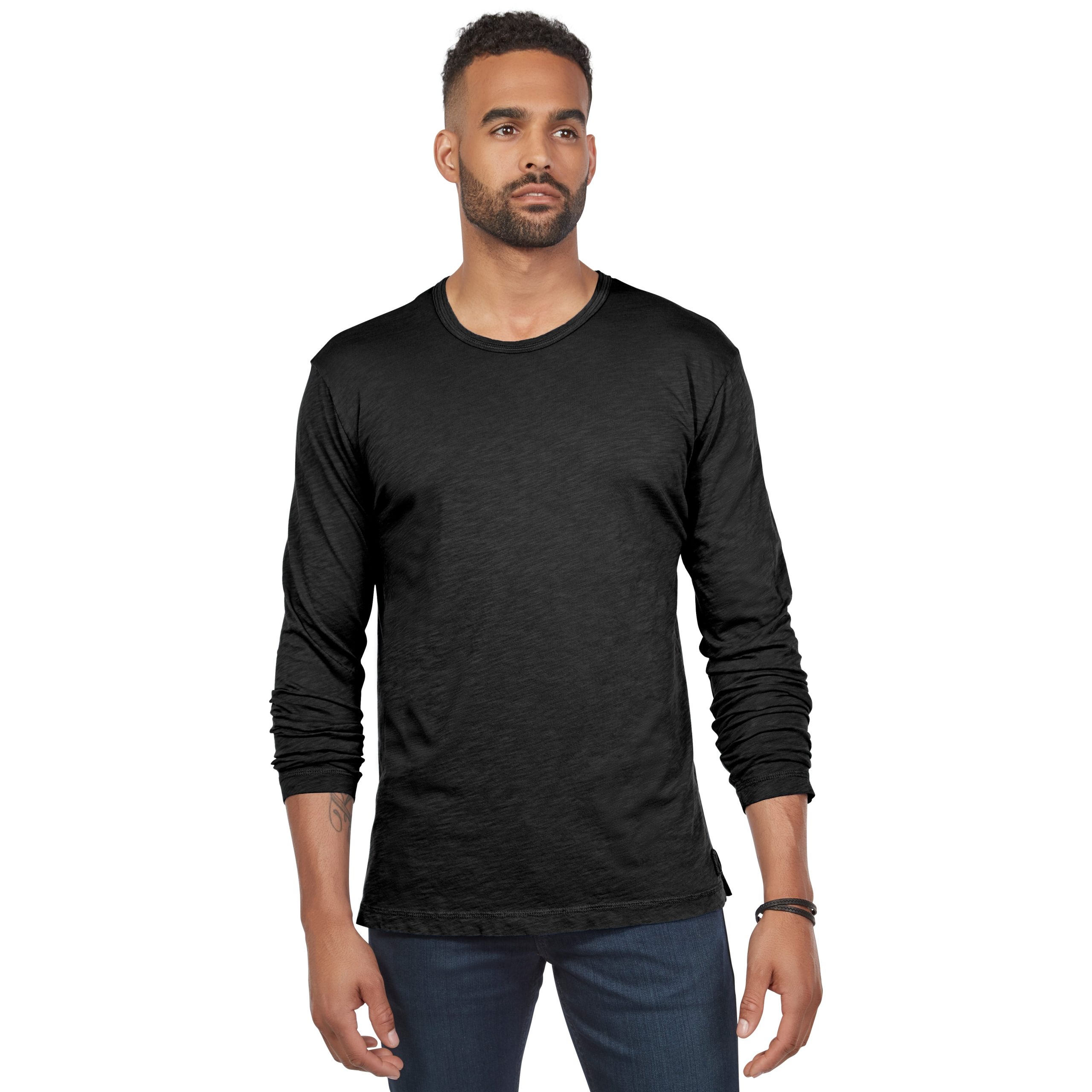 Black long sleeve shirt mens