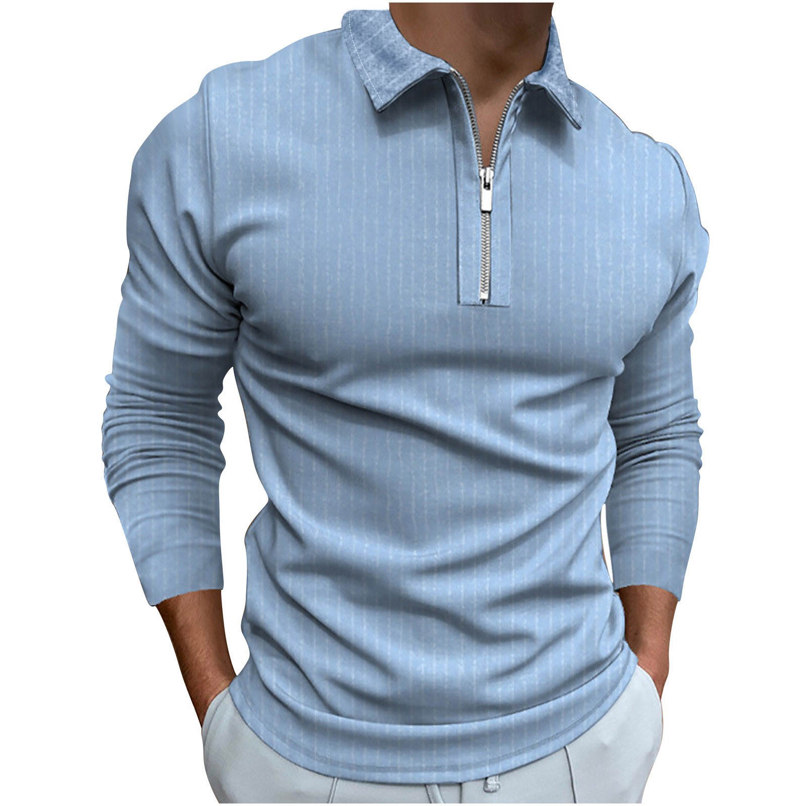 ribbed long sleeve shirt