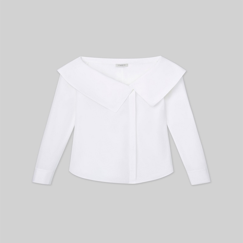 White poplin shirt