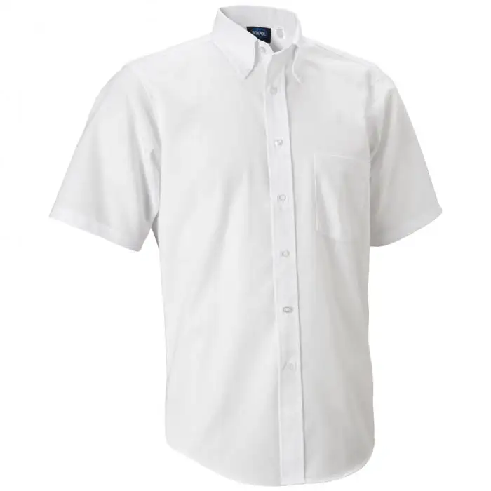 White short sleeve dress shirt