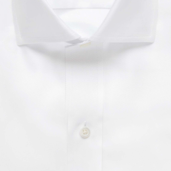 slim fit white dress shirt