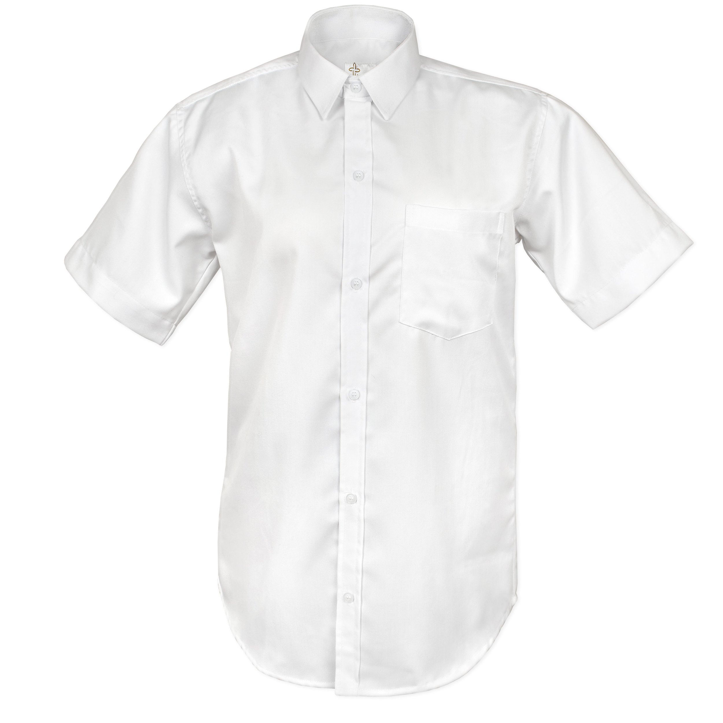 White short sleeve dress shirt 