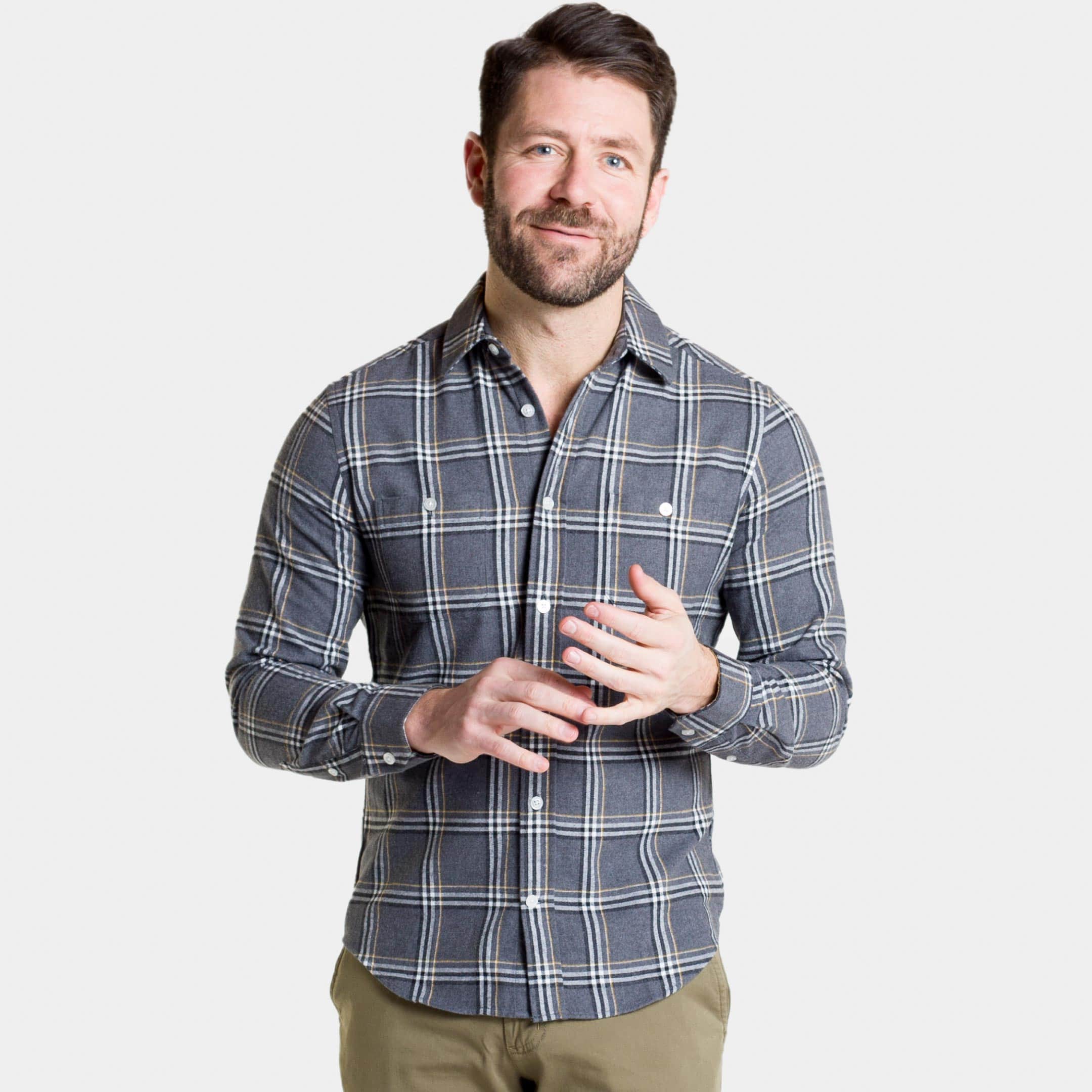 men flannel shirt