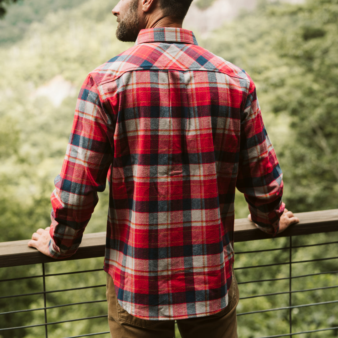 Plaid flannel shirt