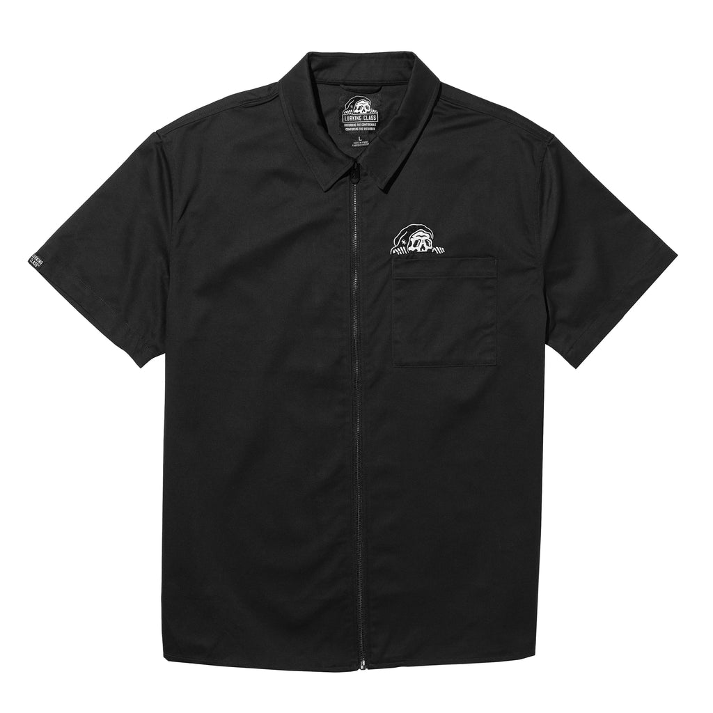 back of a black shirt