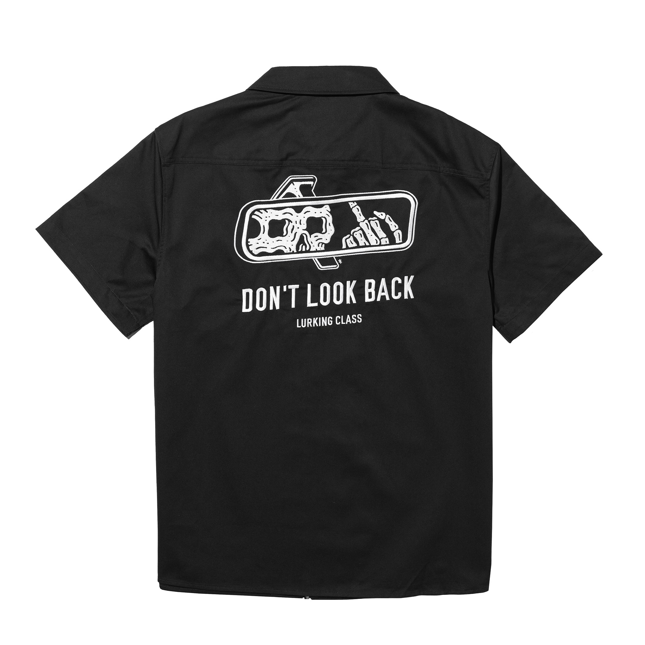 back of a black shirt