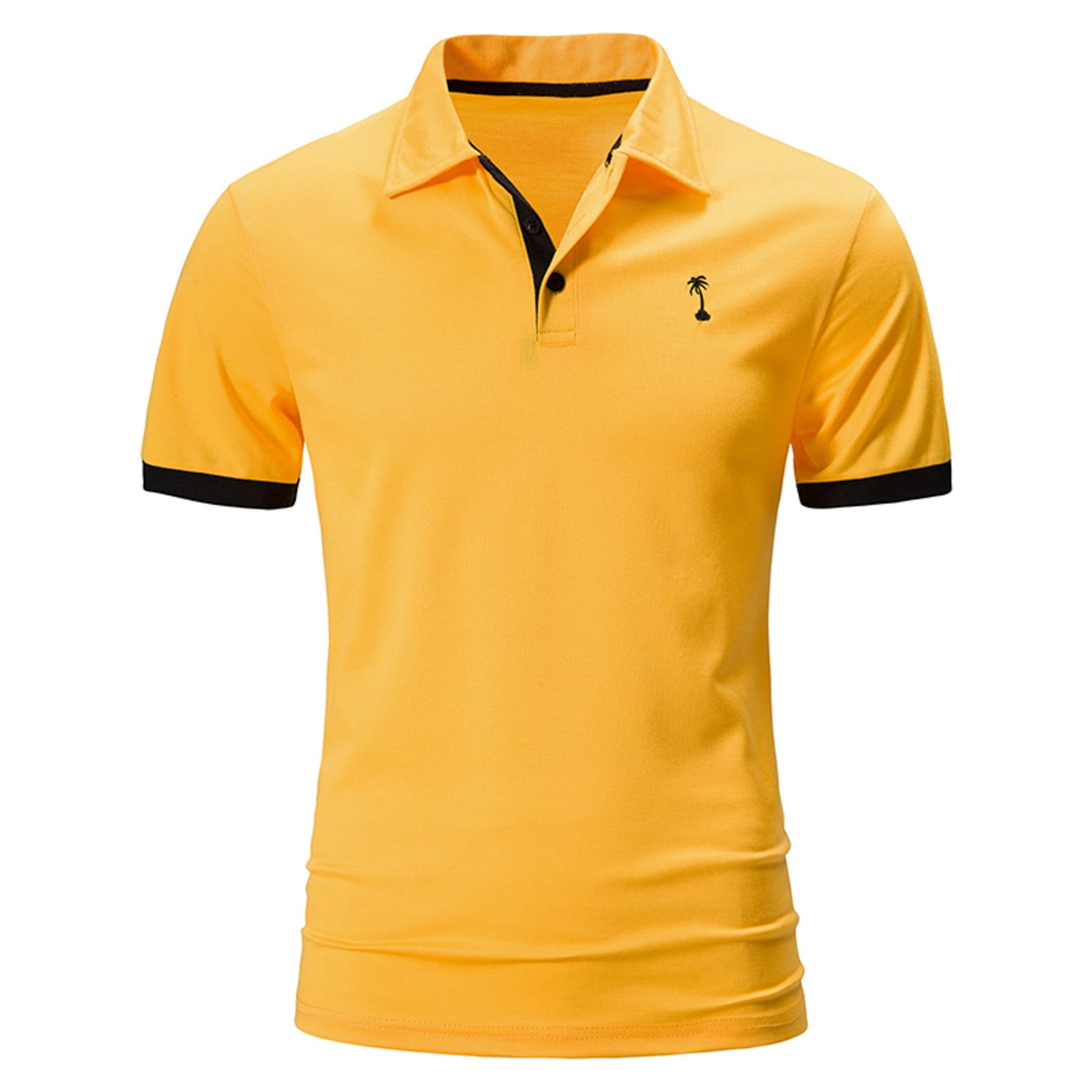 Yellow polo shirt mens