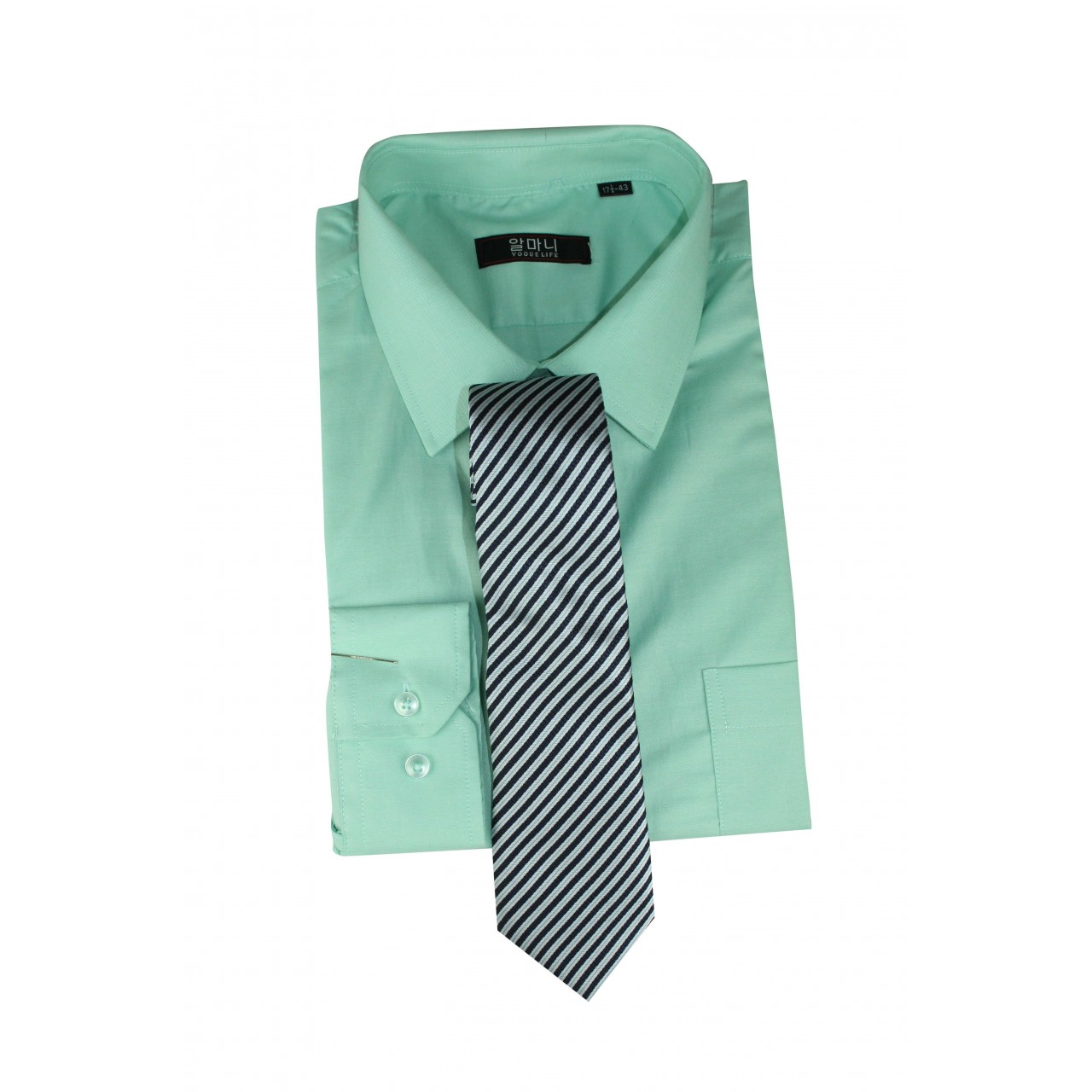 Mens green dress shirt