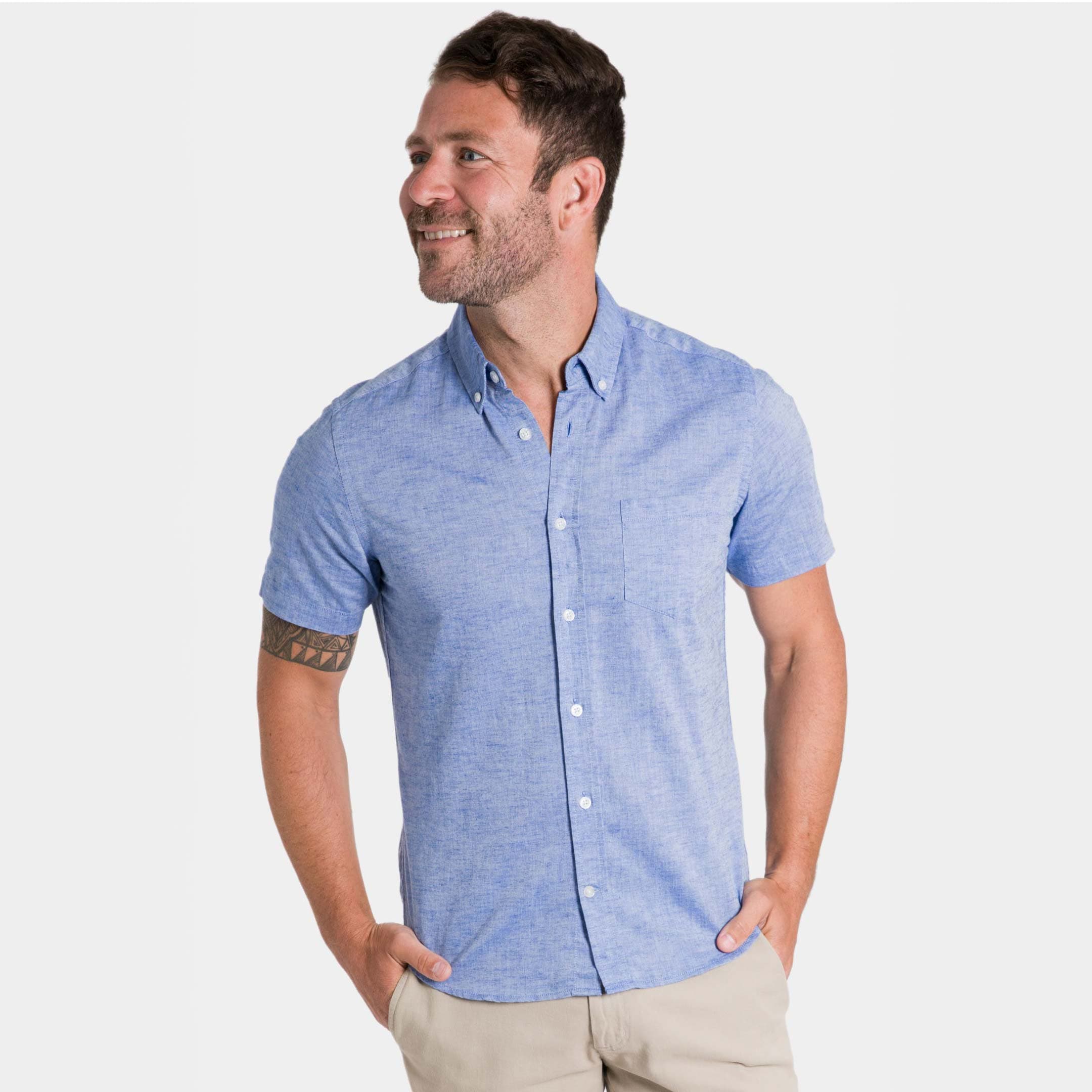 Men short sleeve shirt