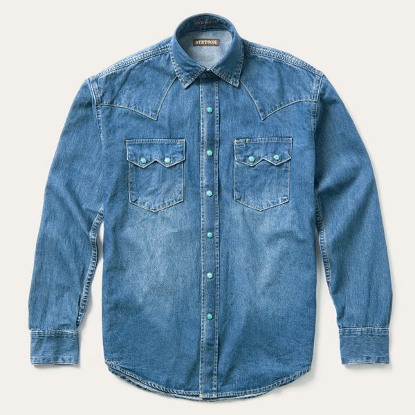 Denim western shirt