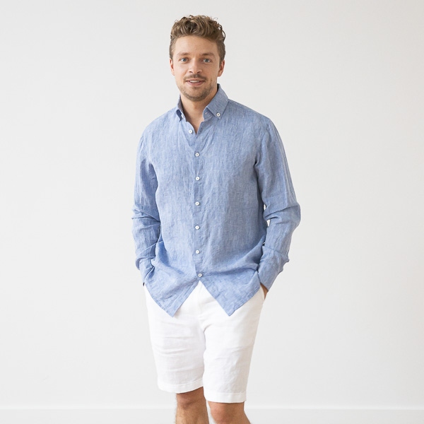 Linen mens shirt