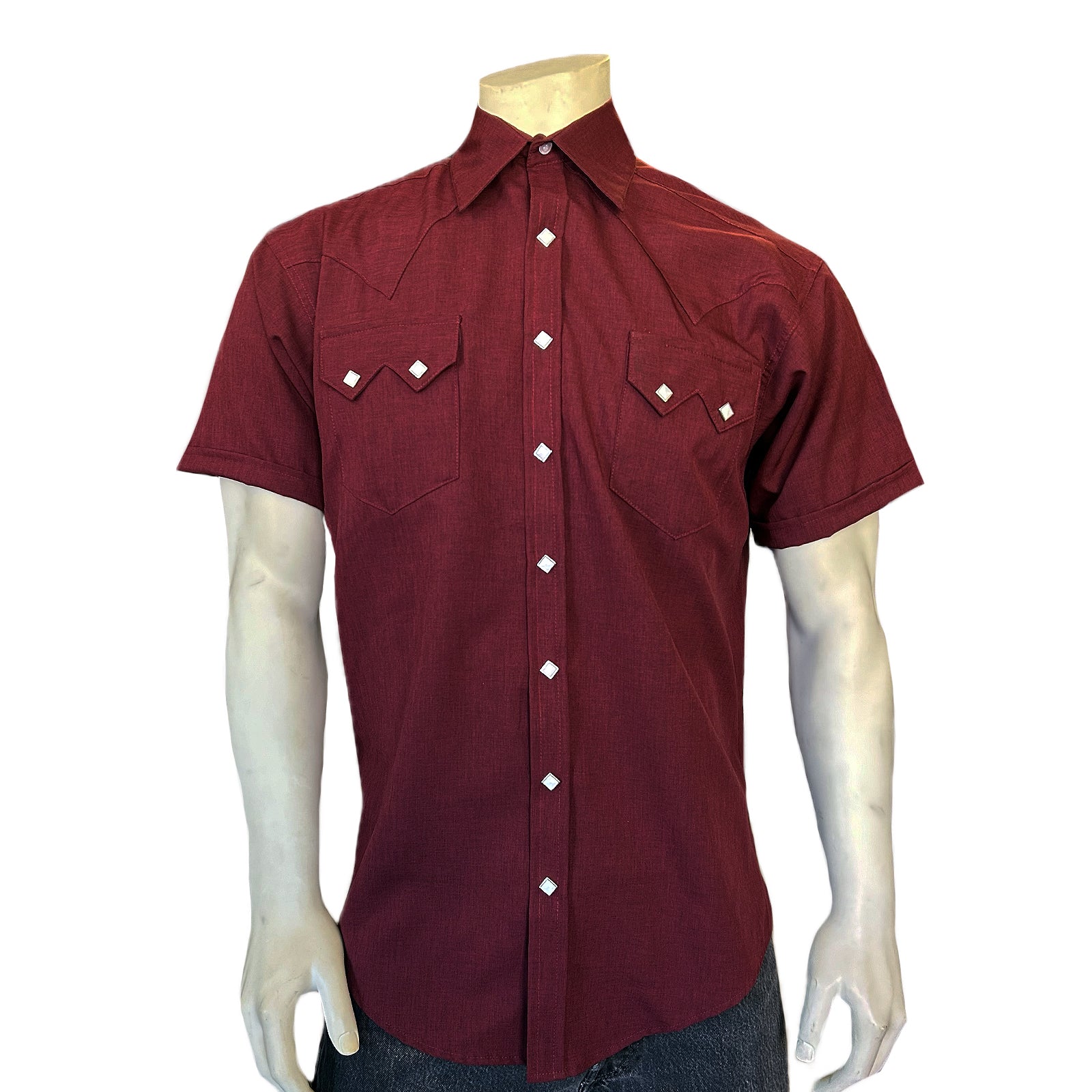 Mens burgundy shirt