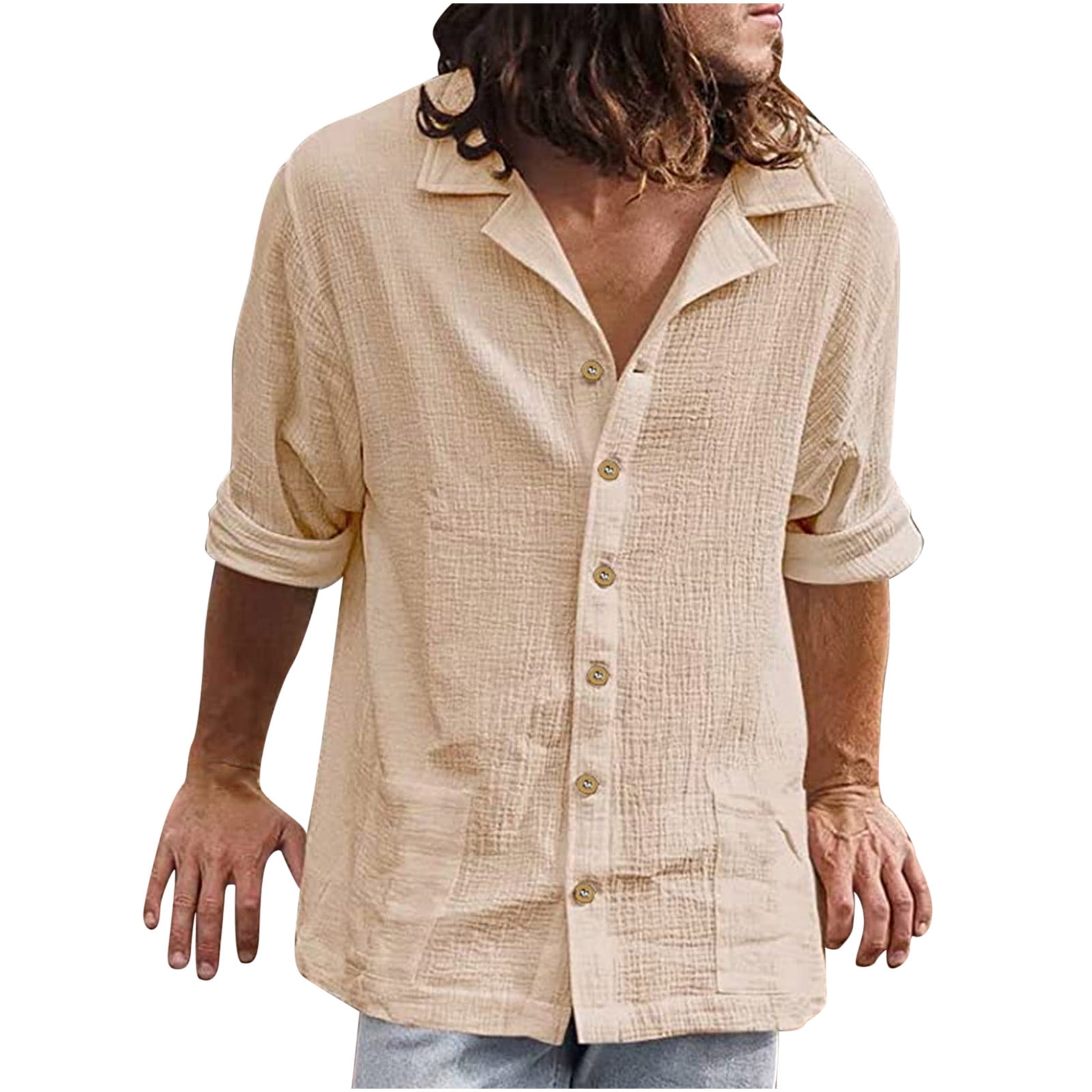 Linen mens shirt