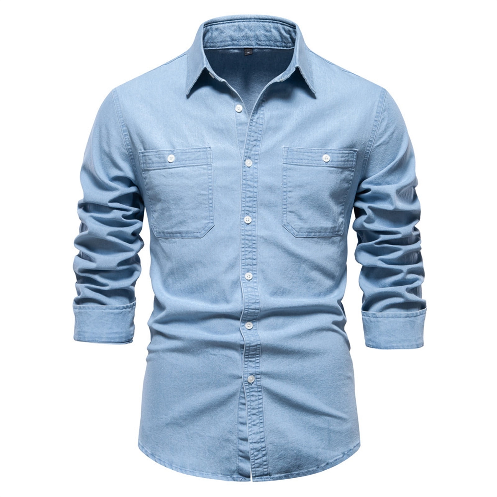 Denim shirt outfit men