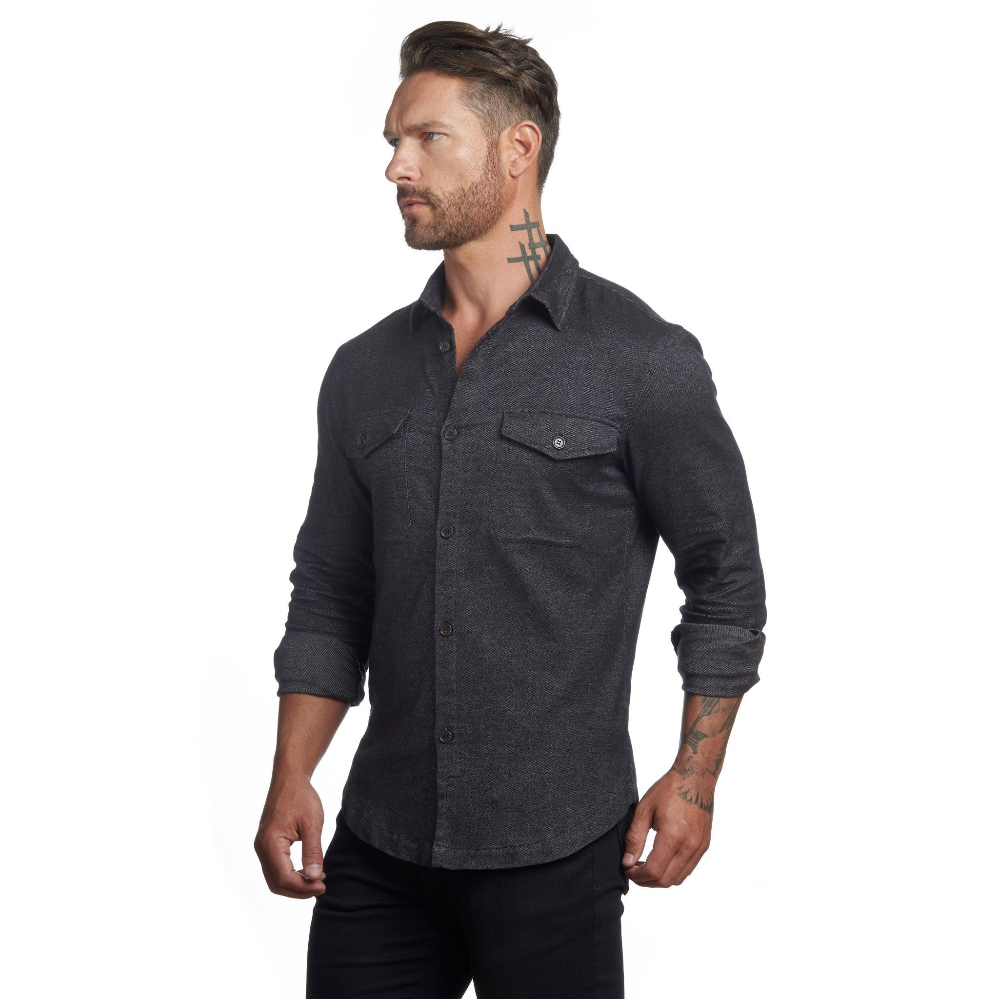 Slim fit dress shirt