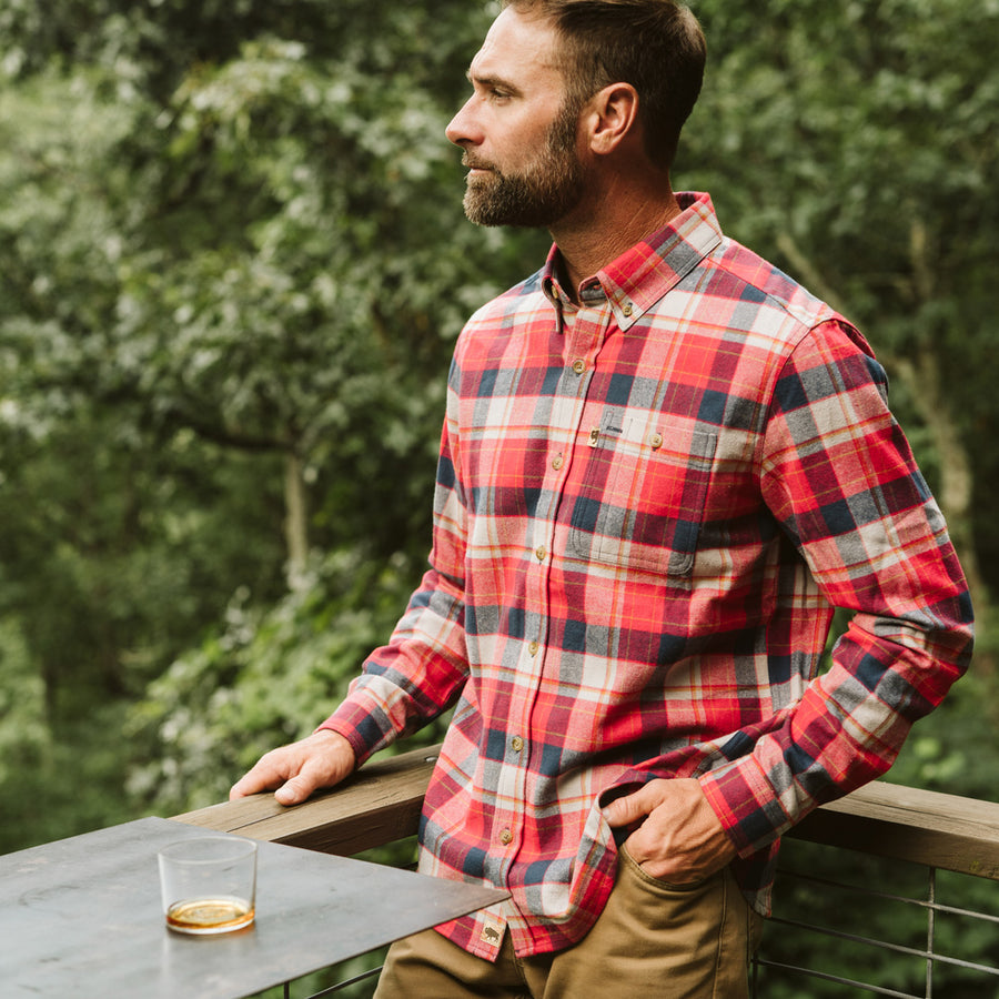 Red shirt outfit