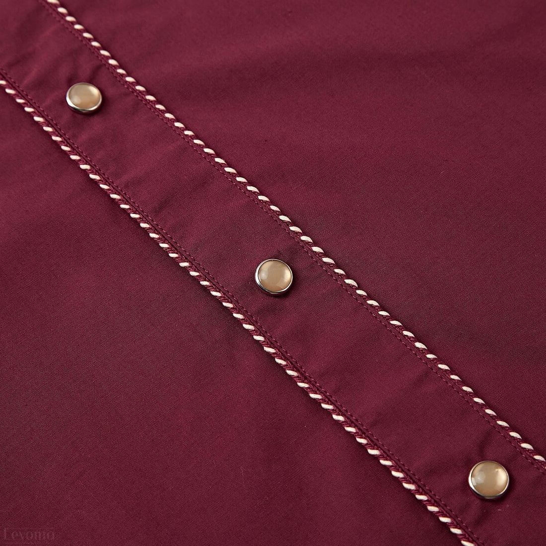 Mens burgundy shirt