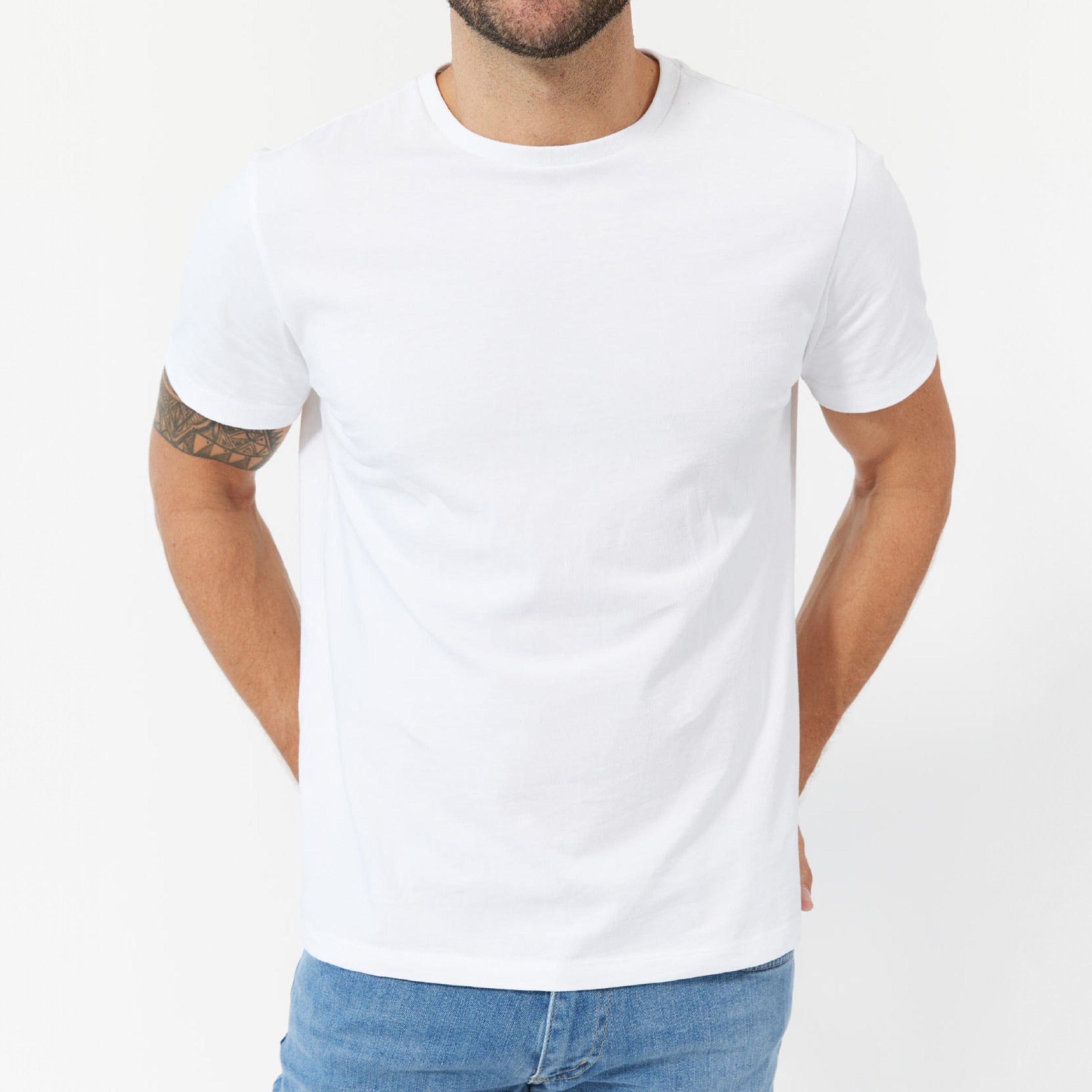 Mens white t shirt