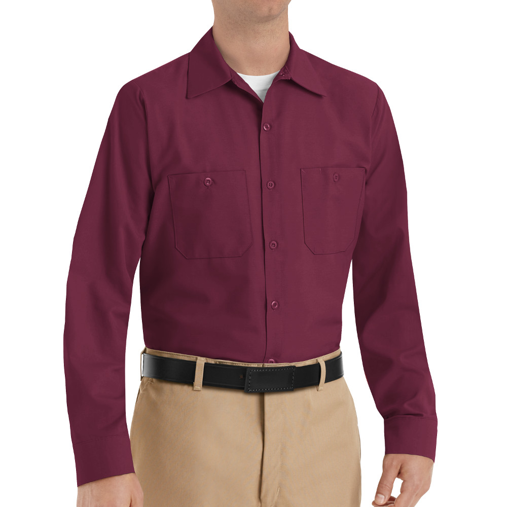 Mens burgundy shirt