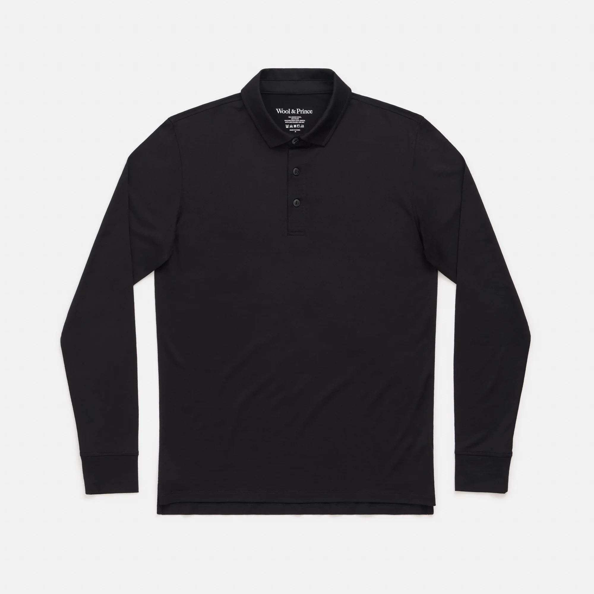 mens black long sleeve shirt