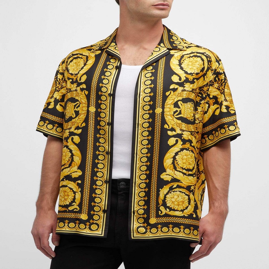 versace button up shirt