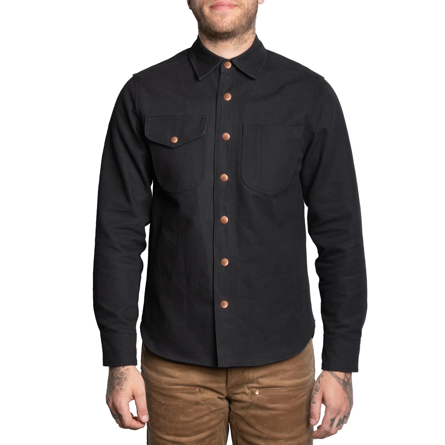 black work shirt