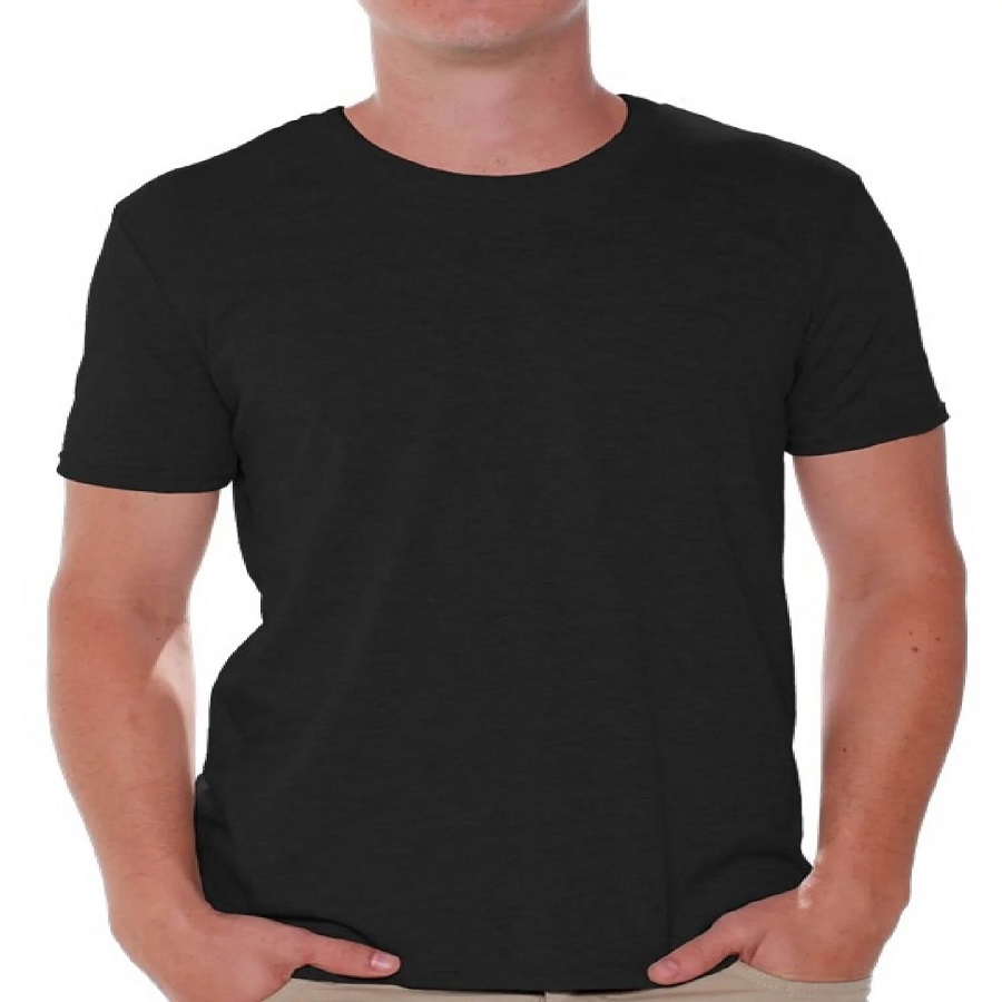 black t shirt outfit men