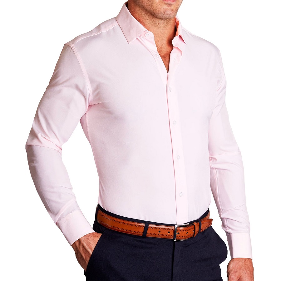 pink shirt outfit men