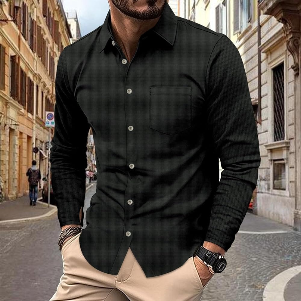 long sleeve button up shirt