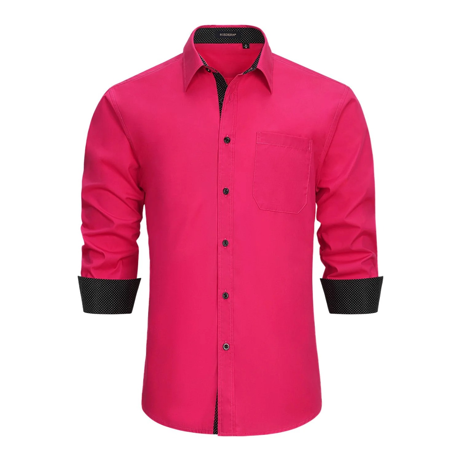 suit pink shirt