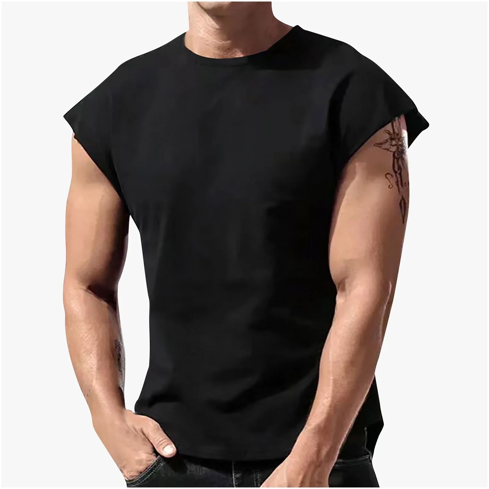 Sleeve Cut Off Shirt 