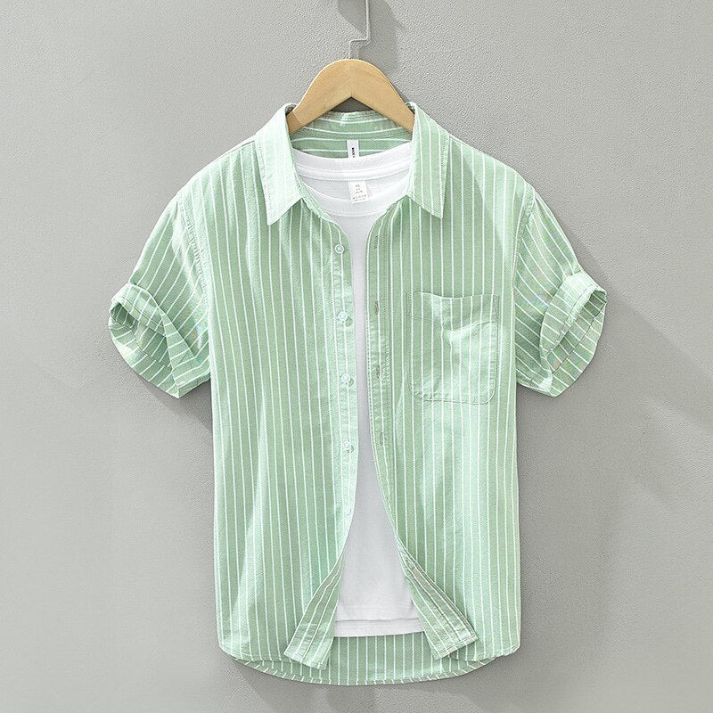 men green shirt outfit