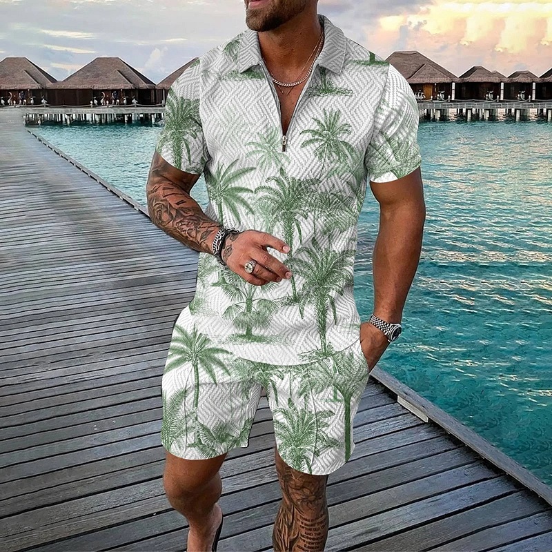 green shirt outfit men’s