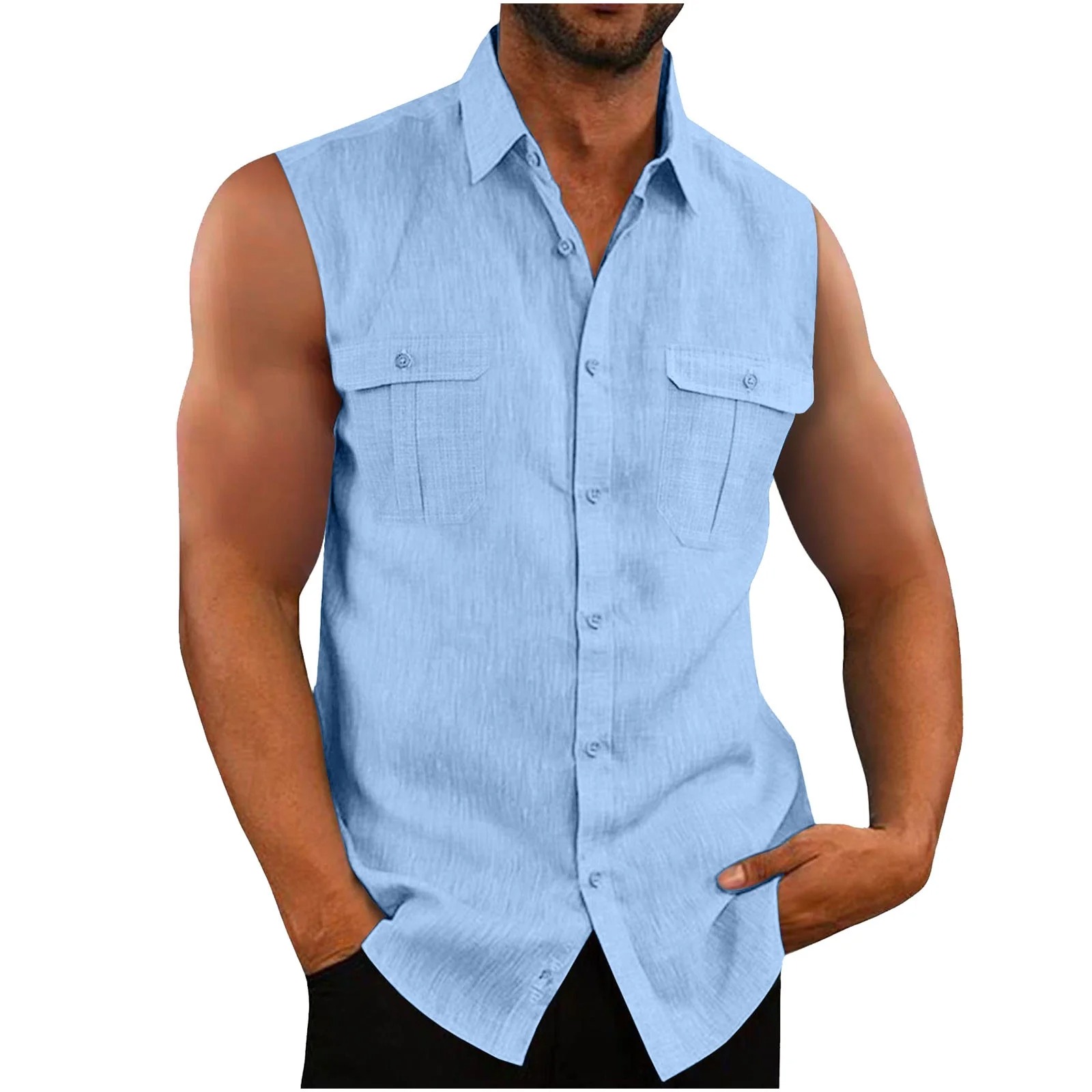 Sleeve Cut Off Shirt 