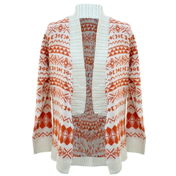 aztec print cardigan